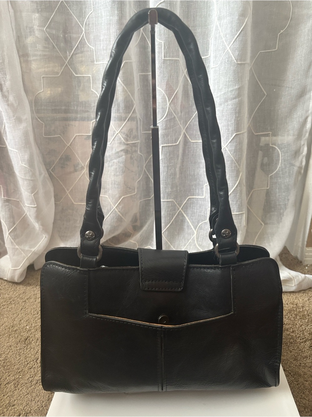 Patricia Nash Rienzo Leather Bag with Dual Straps - Picture 6 of 16